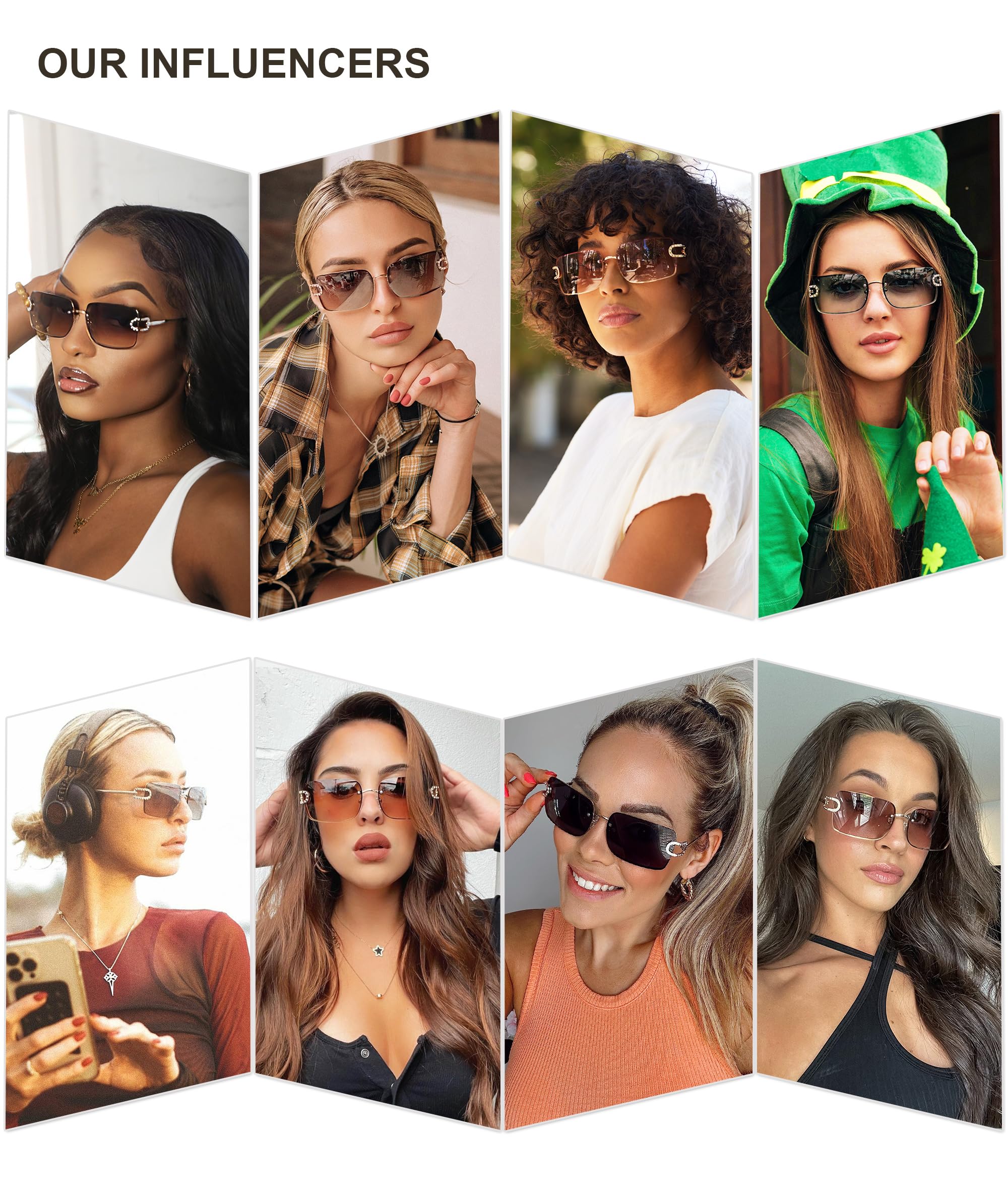 Foto 3 pulgar | Gafas De Sol Sojos Vintage Rectangle Sj1178 Para Mujer, Color Dorado - Venta Internacional.