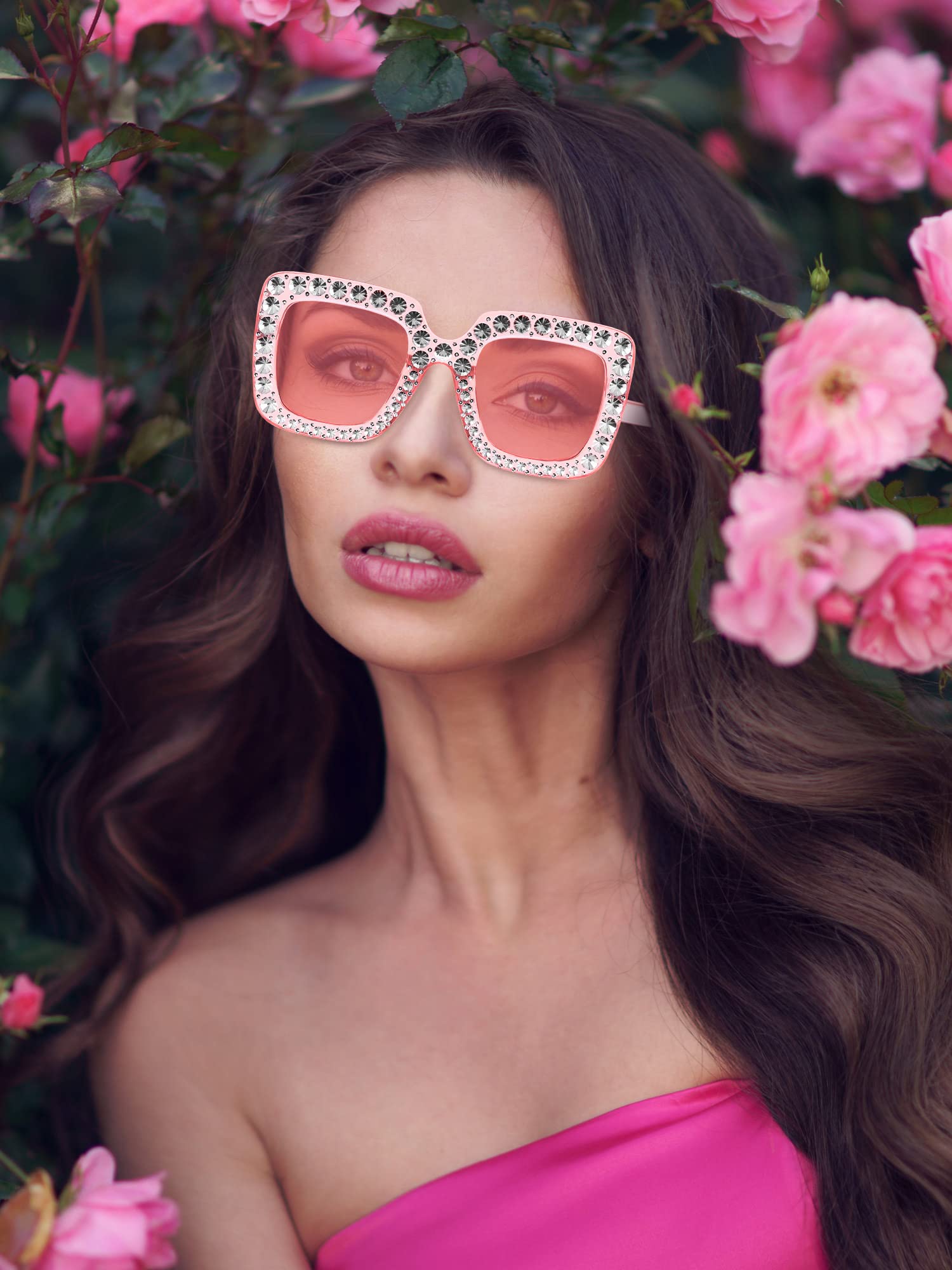 Foto 6 pulgar | Gafas De Sol Frienda Oversize Square Sparkling Para Mujer X2 - Venta Internacional.