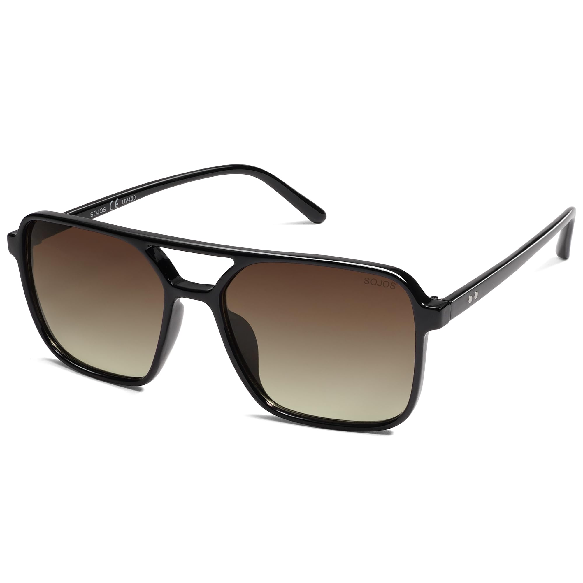Foto 4 pulgar | Gafas De Sol Sojos Trendy Vintage Aviator Square Sj2327 Uv400 - Venta Internacional.