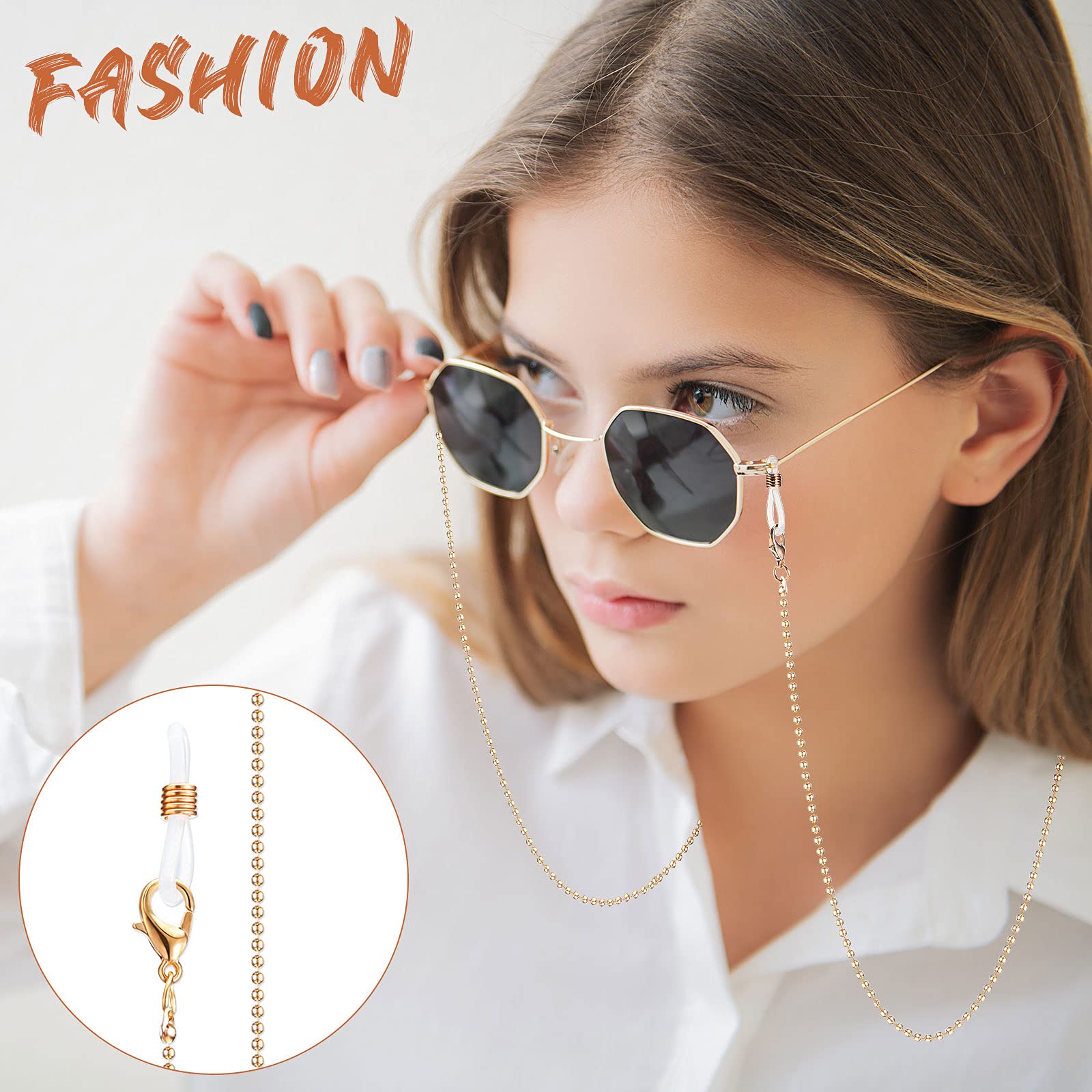 Foto 2 | Eyeglass Chains Frienda, 6 Unidades, Con Soporte Para Cadenas - Venta Internacional.