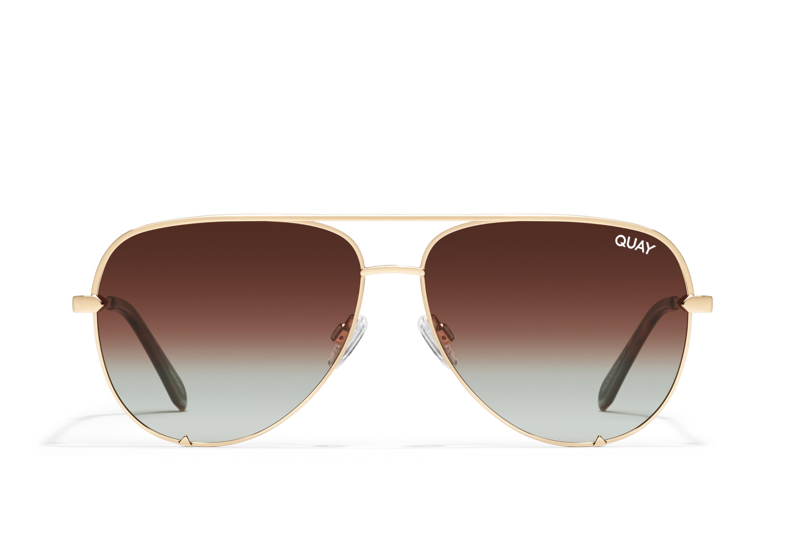Foto 2 pulgar | Gafas De Sol Quay High Key, Extra Grandes, Color Aviador, Color Dorado, Polarizadas - Venta Internacional.