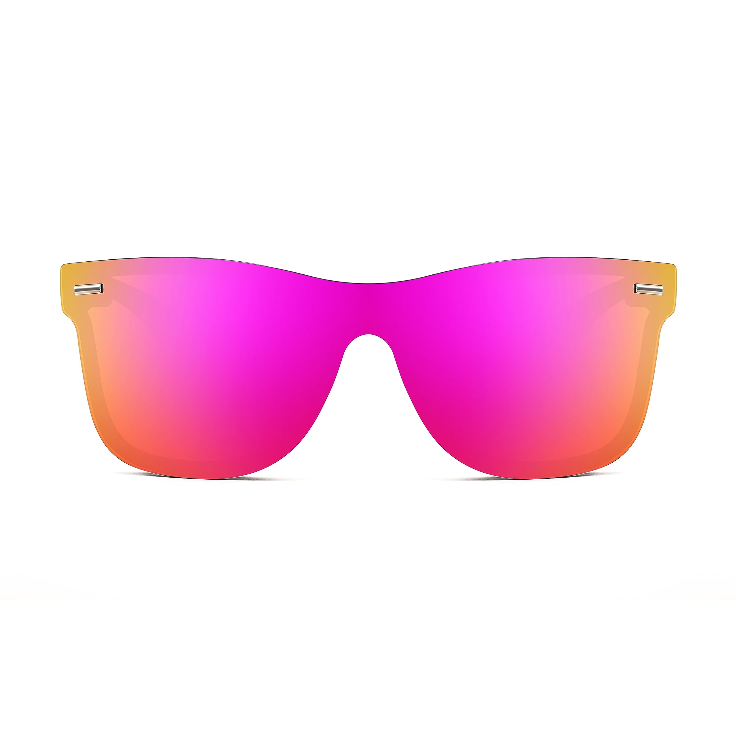 Foto 3 pulgar | Gafas De Sol Feisedy Con Lente Espejada Sin Montura B4114, Color Morado, 62 Mm - Venta Internacional.