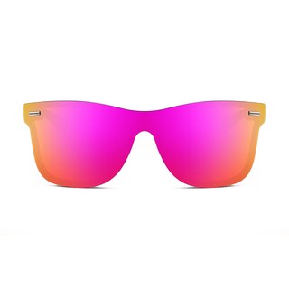 Foto 2 | Gafas De Sol Feisedy Con Lente Espejada Sin Montura B4114, Color Morado, 62 Mm - Venta Internacional.