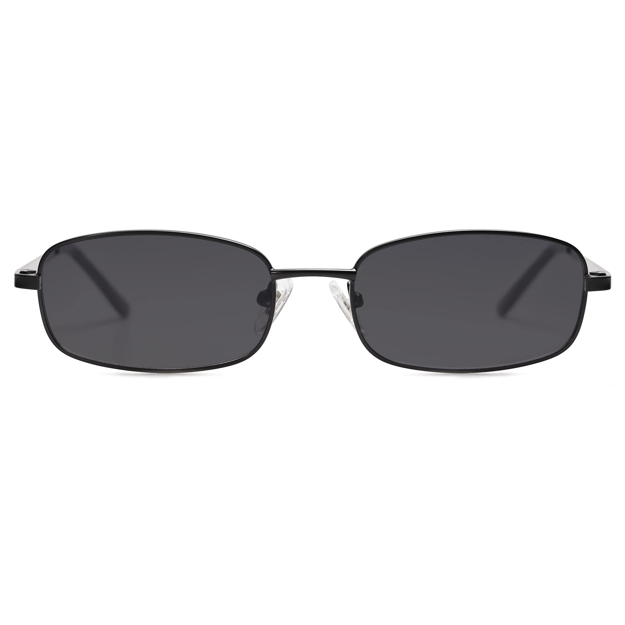 Gafas De Sol Sojos Y2k Narrow Rectangle Sj1187 Negro/gris - Venta Internacional.