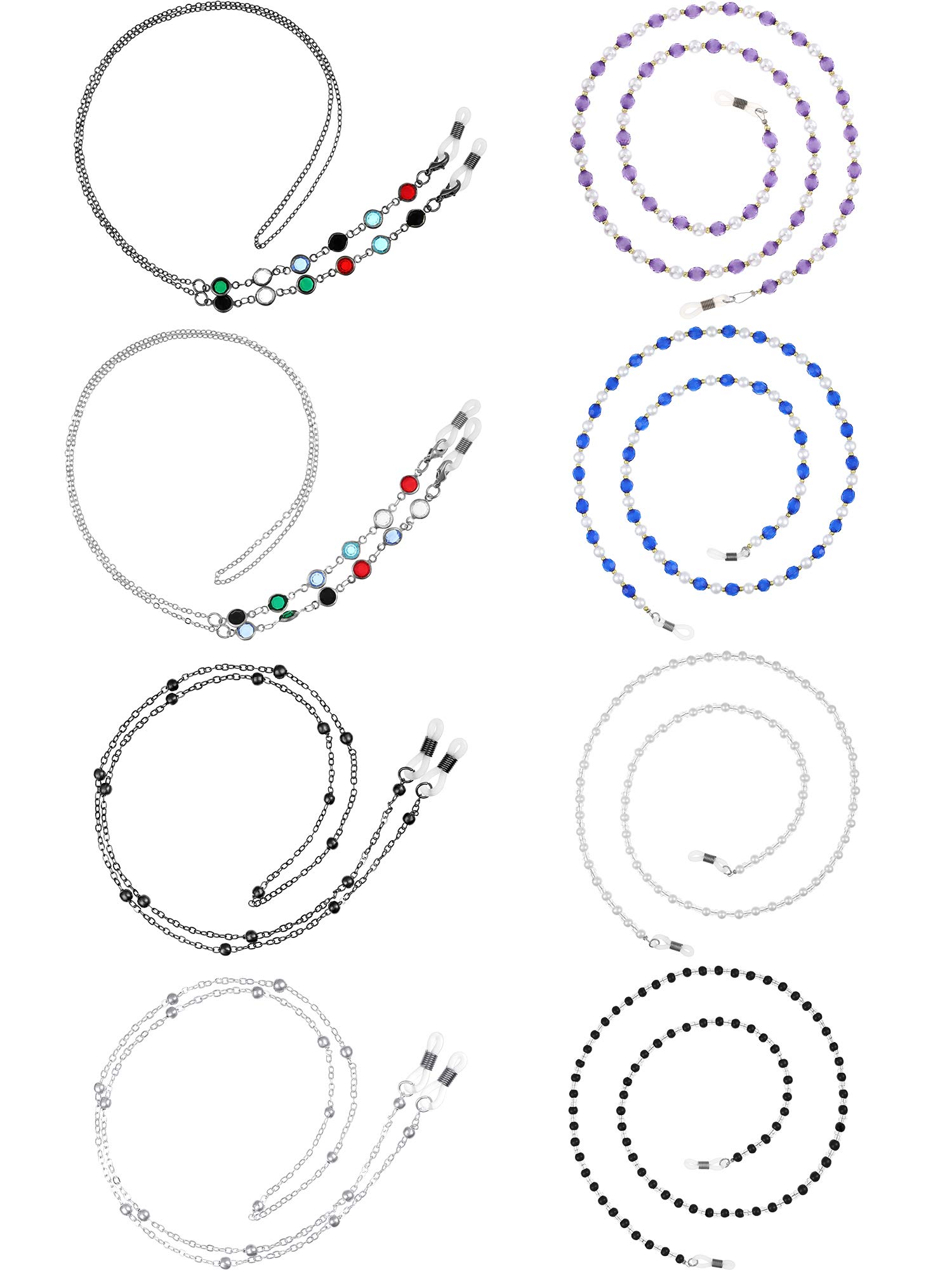 Cadenas Para Gafas De Sol Frienda Beaded, Soporte Para Gafas De Sol X8 - Venta Internacional.