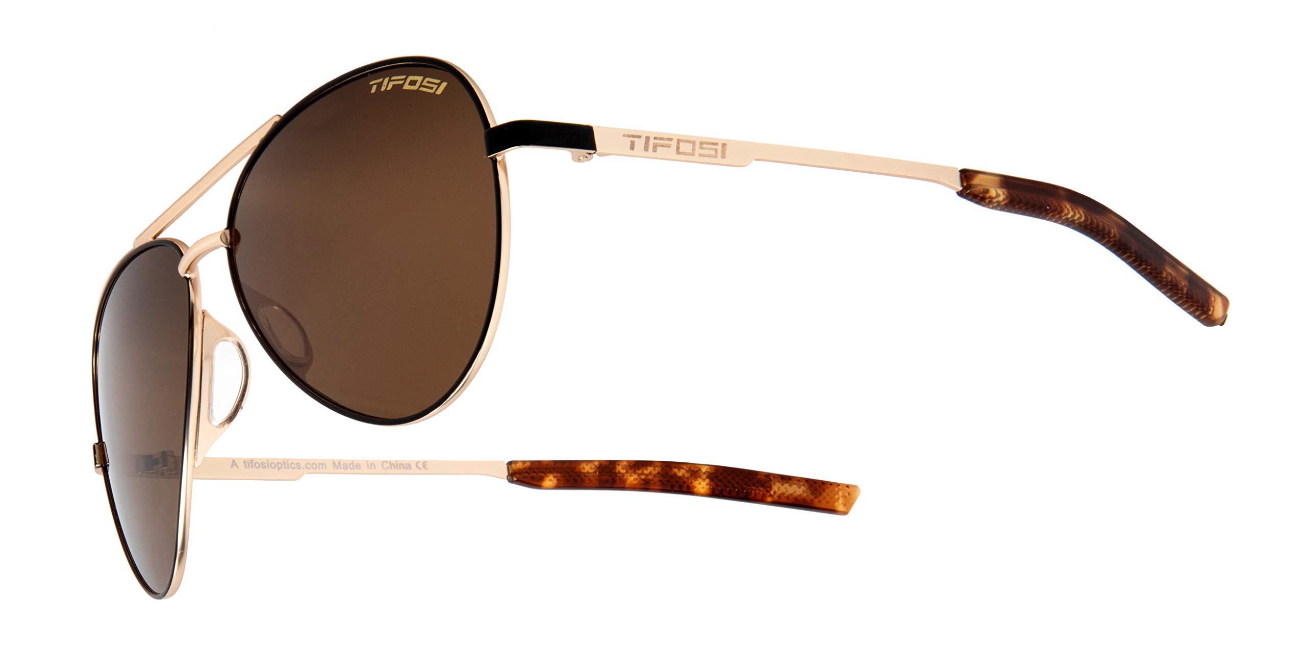 Foto 7 pulgar | Gafas De Sol Tifosi Optics Shwae Aviator Midnight Gold Con Marrón - Venta Internacional.