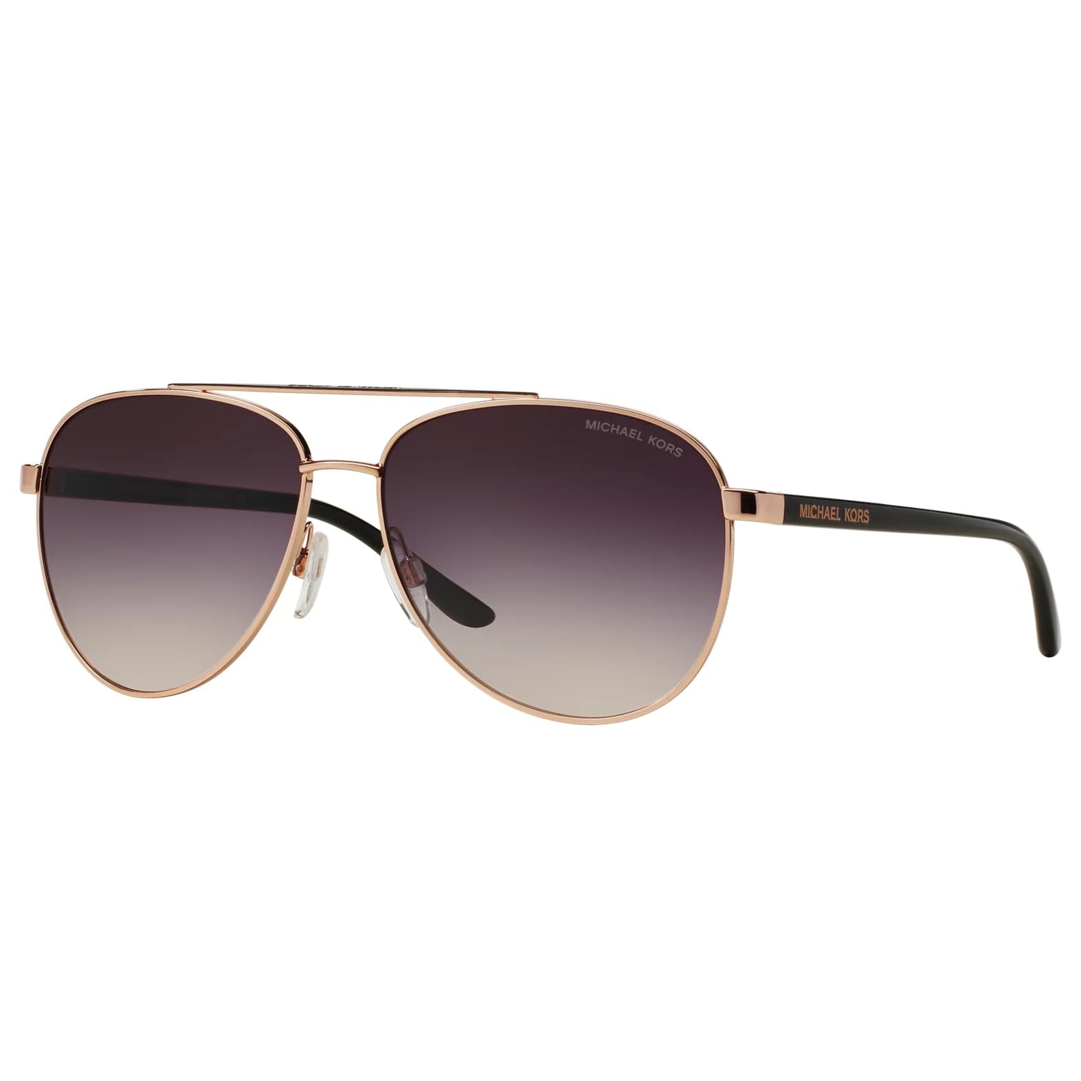 Foto 2 pulgar | Gafas De Sol Michael Kors Mk5007 Hvar Aviator 59mm Oro Rosado - Venta Internacional.