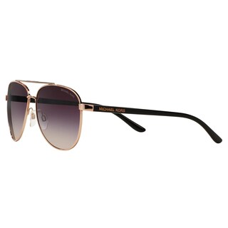 Foto 3 | Gafas De Sol Michael Kors Mk5007 Hvar Aviator 59mm Oro Rosado - Venta Internacional.