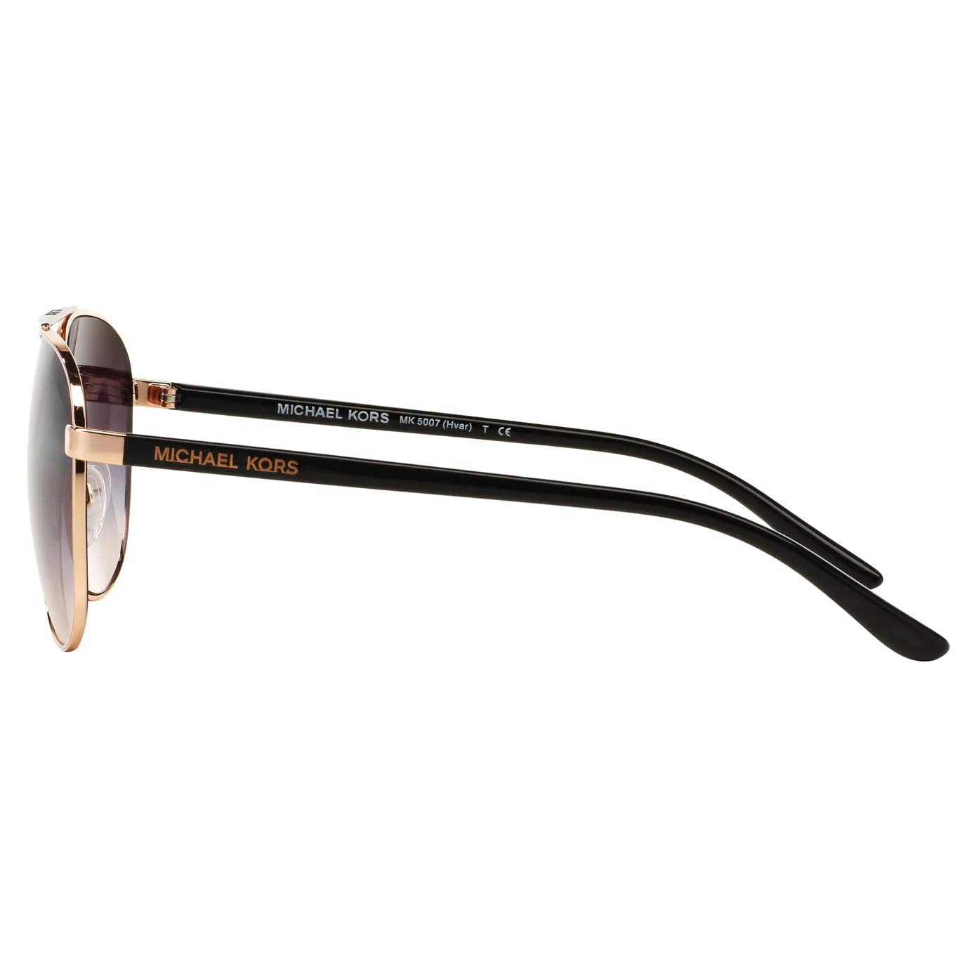 Foto 5 pulgar | Gafas De Sol Michael Kors Mk5007 Hvar Aviator 59mm Oro Rosado - Venta Internacional.