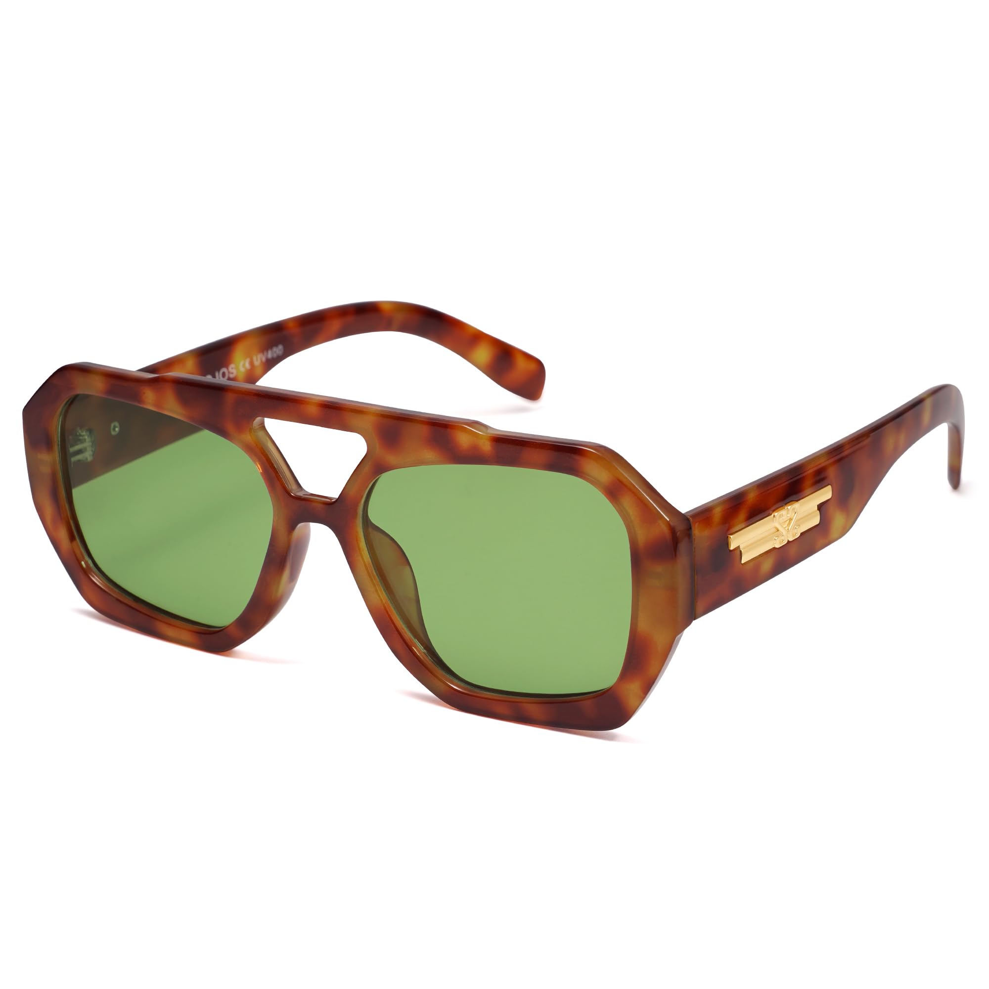 Gafas De Sol Sojos Trendy Aviator Hexagonal Square Sj2288 - Venta Internacional.
