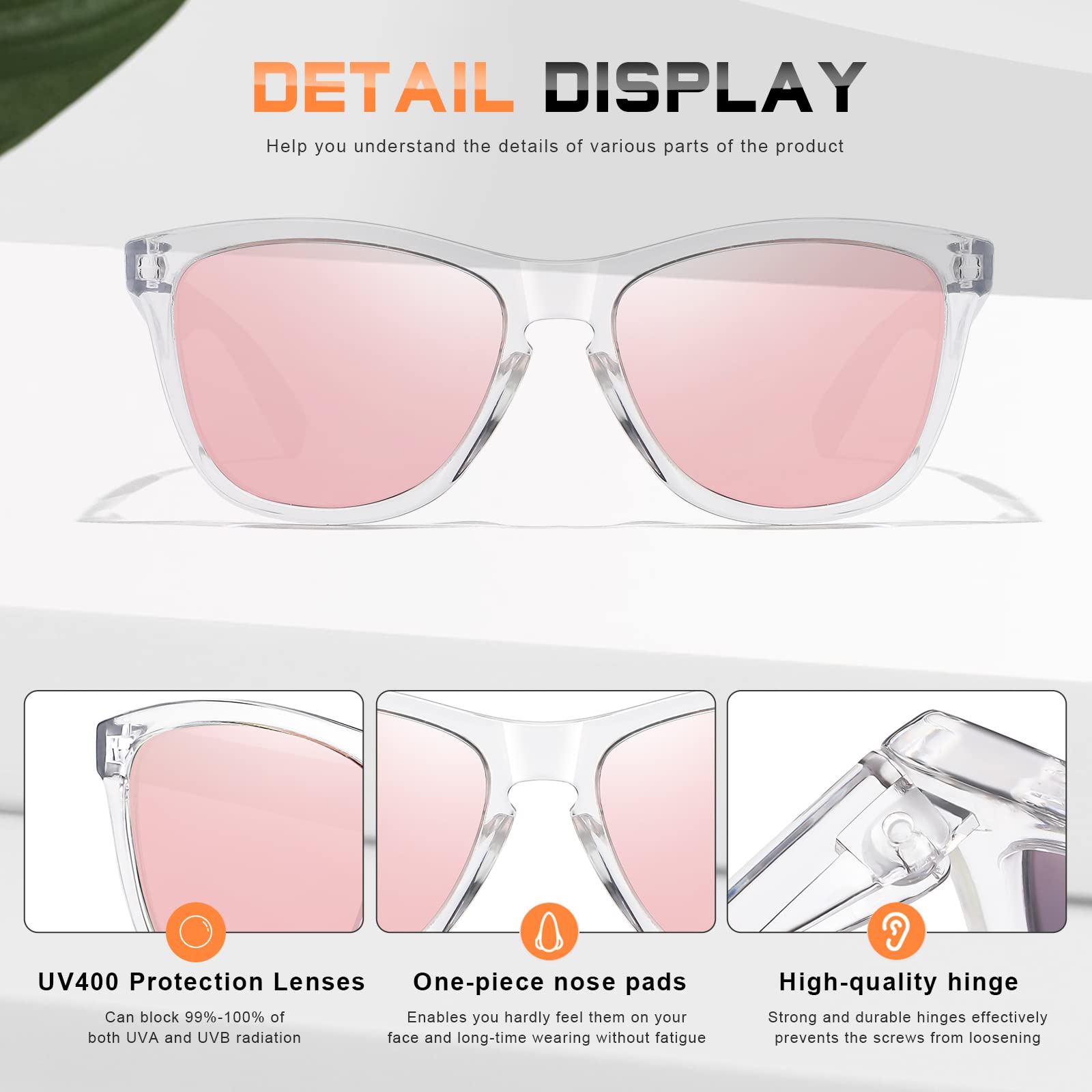 Foto 5 pulgar | Gafas De Sol Danamy Polarizadas Con Protección Uv400 Para Mujer - Venta Internacional.