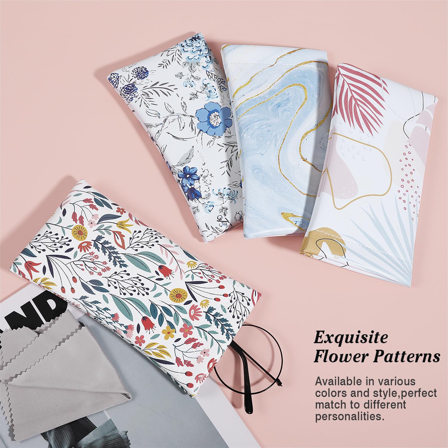 Foto 4 | Funda Para Gafas Moko Squeeze Top De Piel Antiarañazos (paquete De 2) - Venta Internacional.