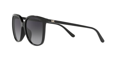 Foto 3 | Gafas De Sol Michael Kors Mk2137u Anaheim Negras Con Gris Oscuro - Venta Internacional.