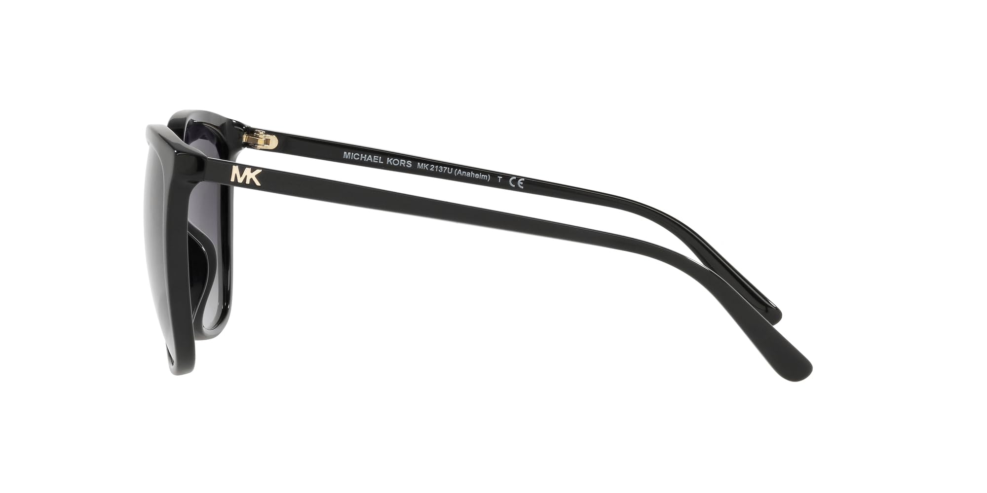 Foto 5 pulgar | Gafas De Sol Michael Kors Mk2137u Anaheim Negras Con Gris Oscuro - Venta Internacional.