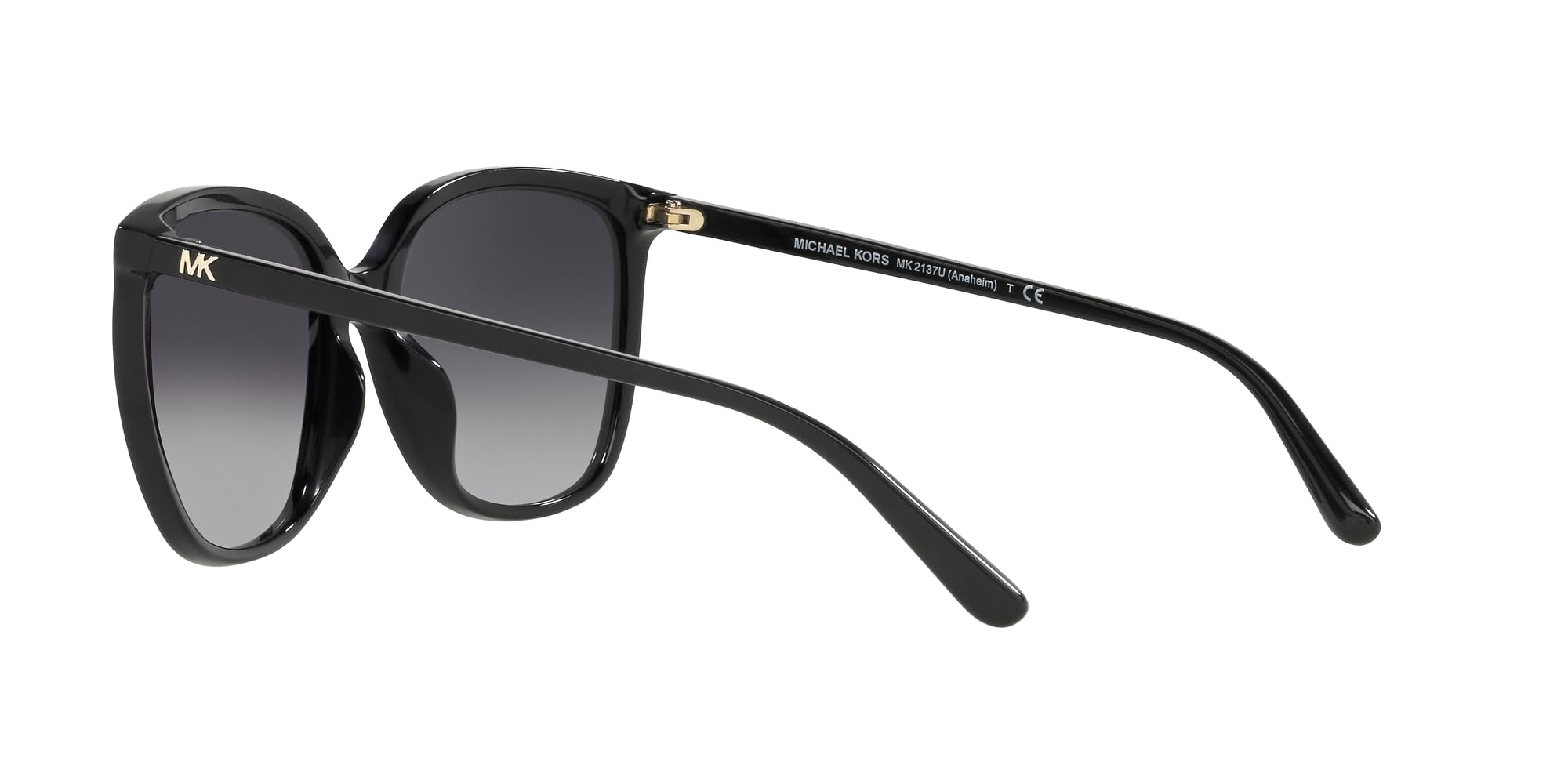Foto 6 pulgar | Gafas De Sol Michael Kors Mk2137u Anaheim Negras Con Gris Oscuro - Venta Internacional.