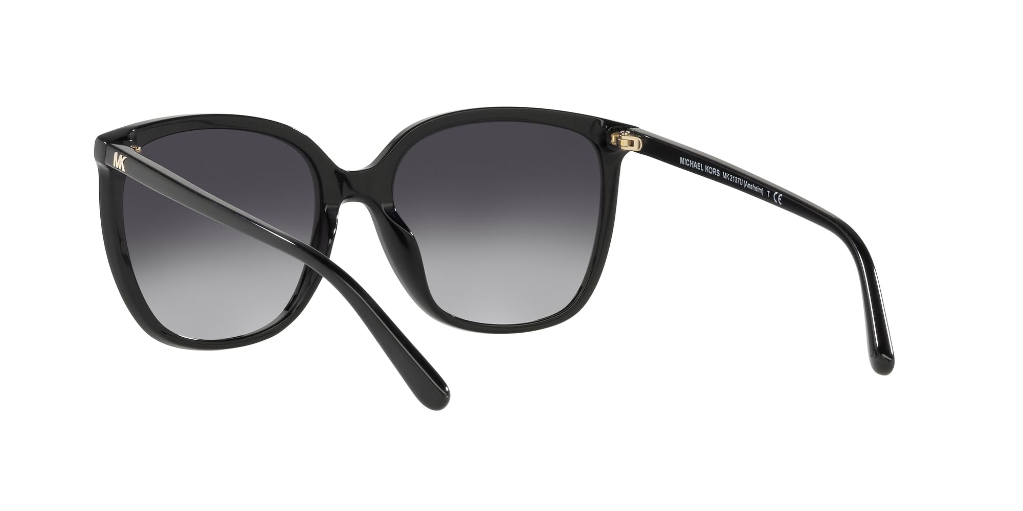 Foto 7 pulgar | Gafas De Sol Michael Kors Mk2137u Anaheim Negras Con Gris Oscuro - Venta Internacional.