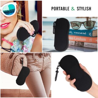 Foto 6 | Funda Blanda Moko Para Gafas De Sol De Neopreno Con Cierre - Venta Internacional.