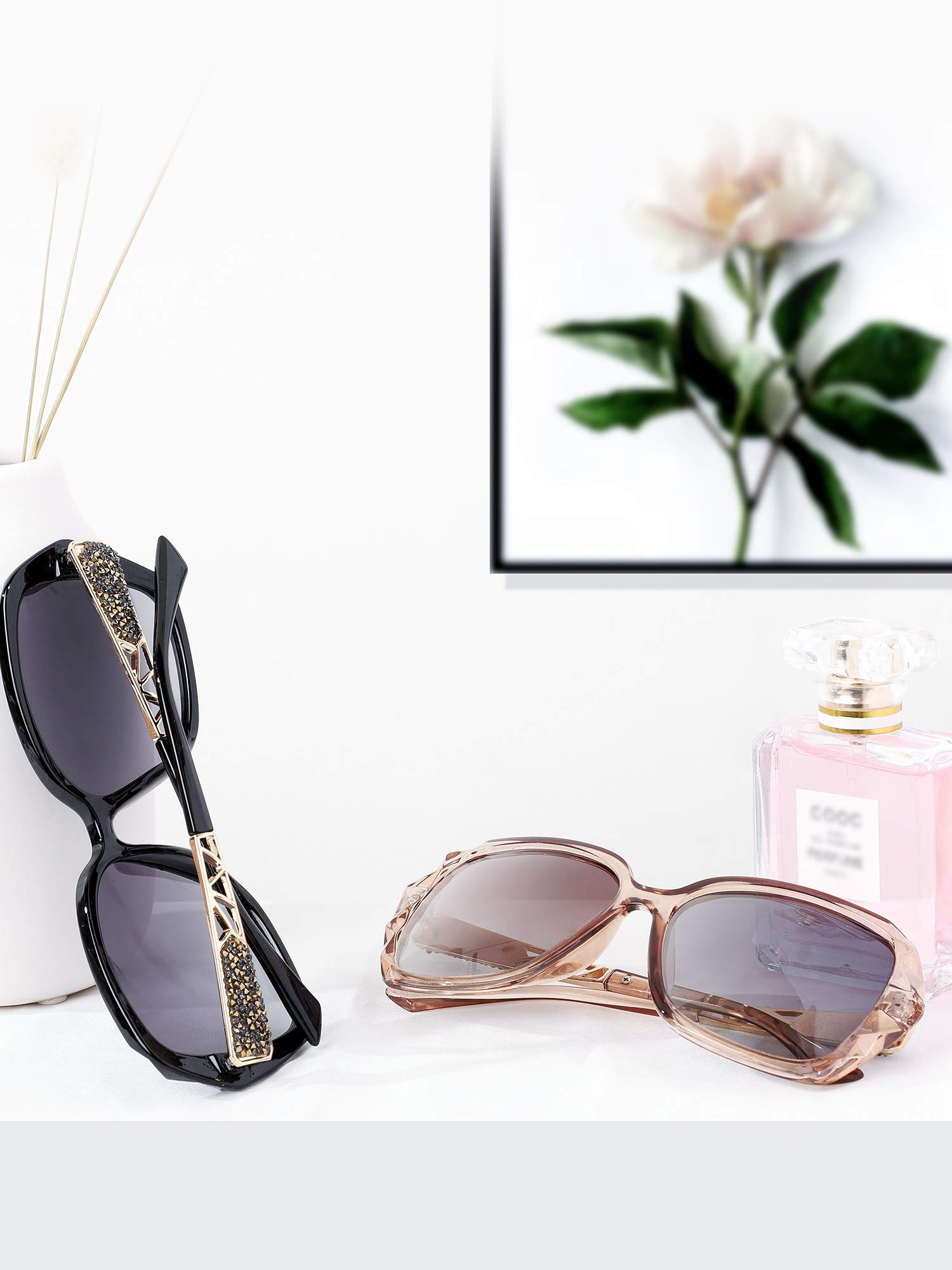 Foto 4 pulgar | Gafas De Sol Frienda Polarizadas Oversized Para Mujer 3 Unidades - Venta Internacional