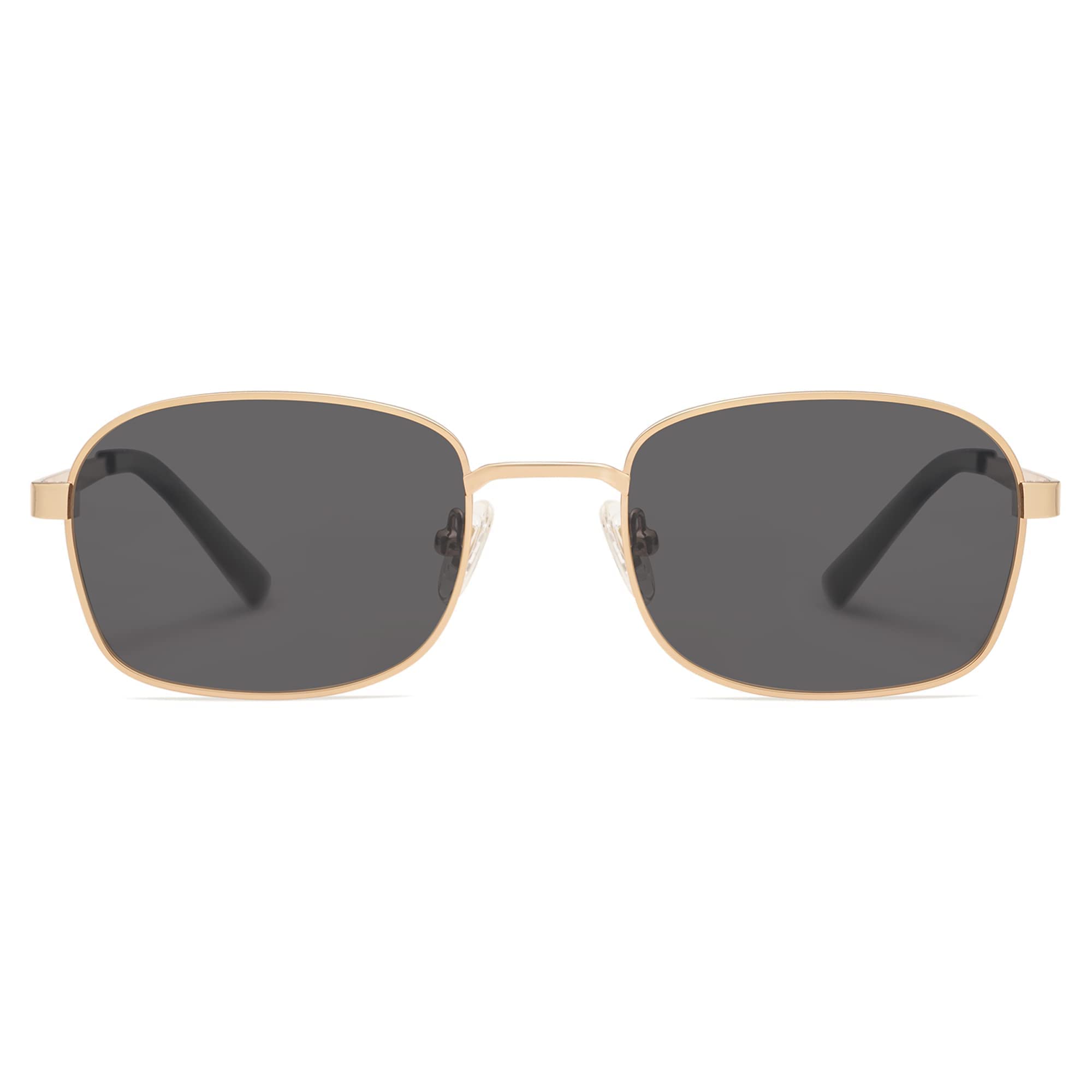 Foto 4 pulgar | Gafas De Sol Sojos Retro Rectangulares Polarizadas Sj1177 Con Lente Gris Dorada - Venta Internacional.