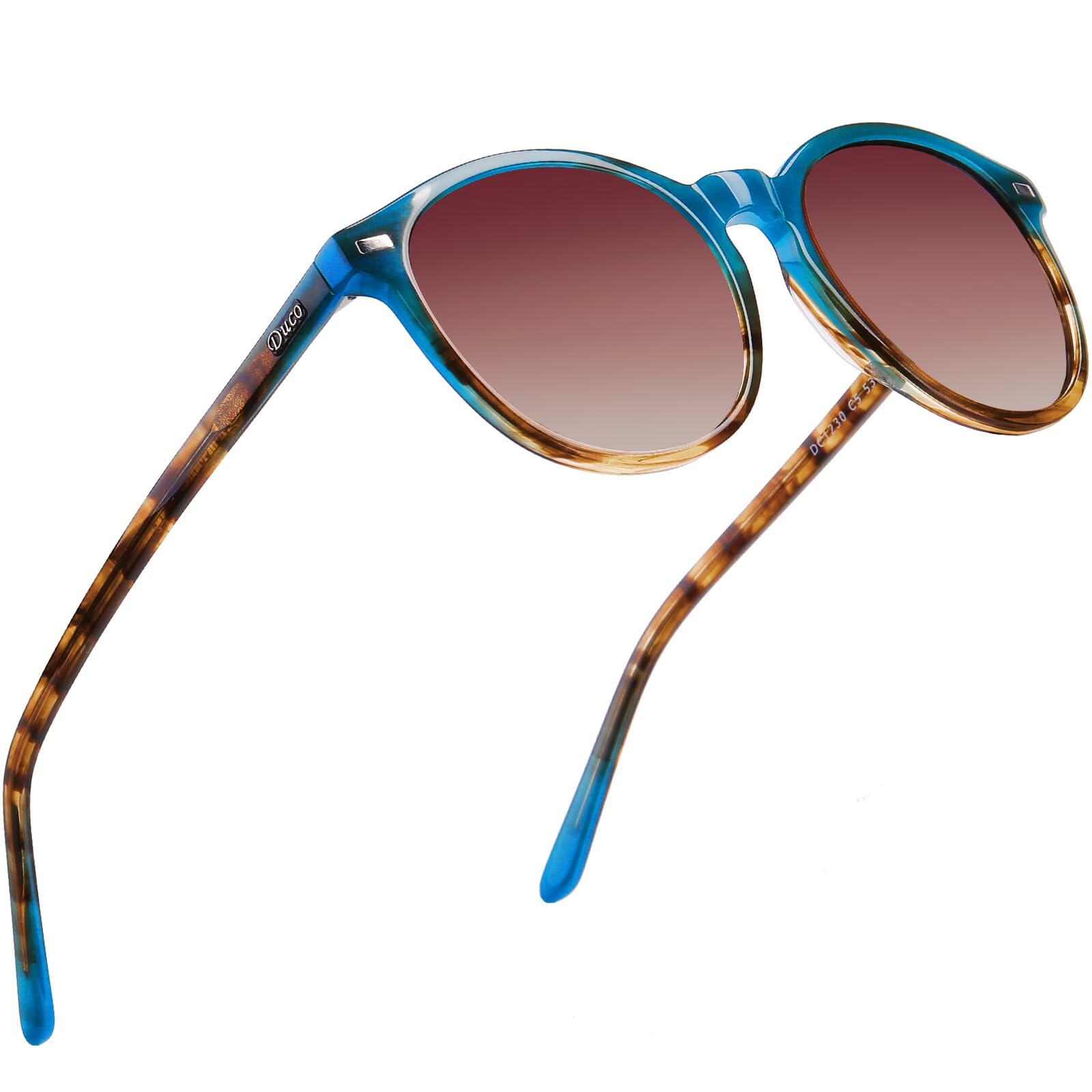 Gafas De Sol Duco Retro Round Uv400 Polarizadas Para Mujer Y Hombre - Venta Internacional.