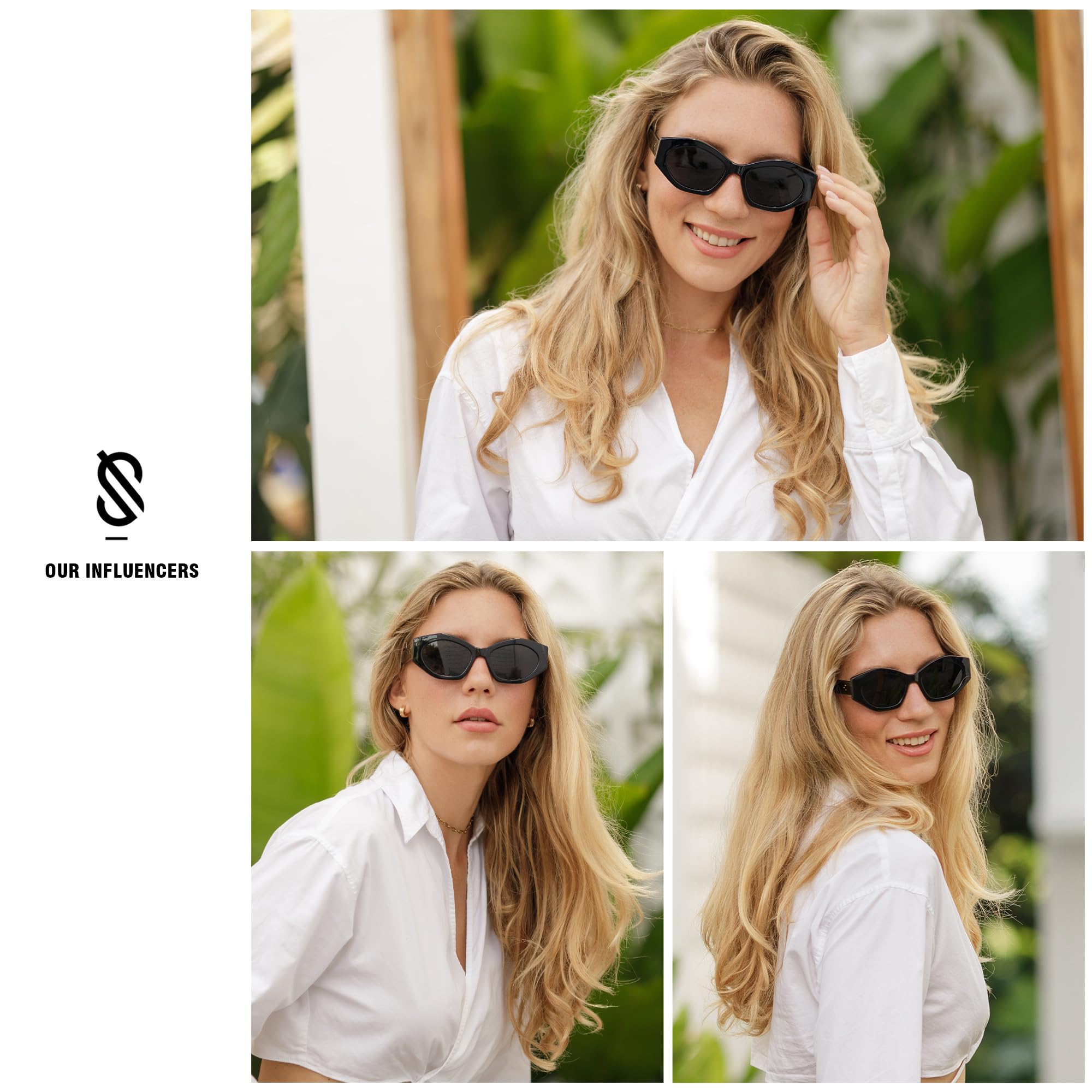 Foto 3 pulgar | Gafas De Sol Sojos Hexagonal Polarized Uv400 Sj2307 Para Hombres/mujeres - Venta Internacional.