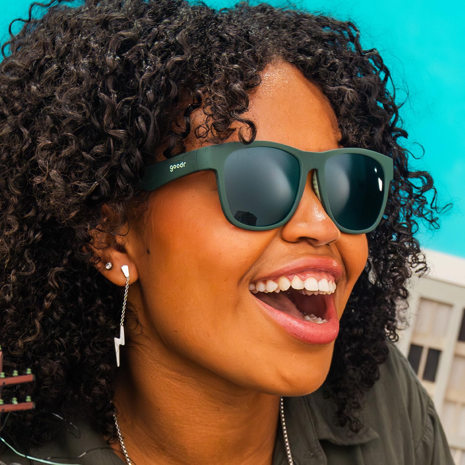 Foto 4 pulgar | Gafas De Sol Goodr Mint Julep Electroshocks Polarized Green - Venta Internacional.