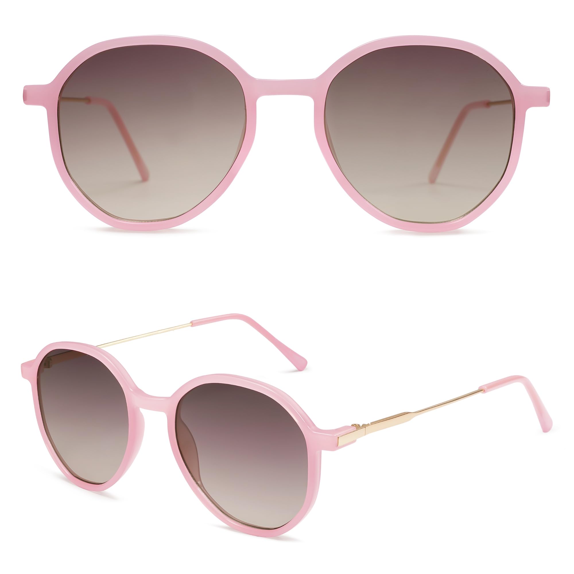 Foto 4 pulgar | Gafas De Sol Sojos Trendy Designer Hexagon Round Sj2181 Para Mujer - Venta Internacional.