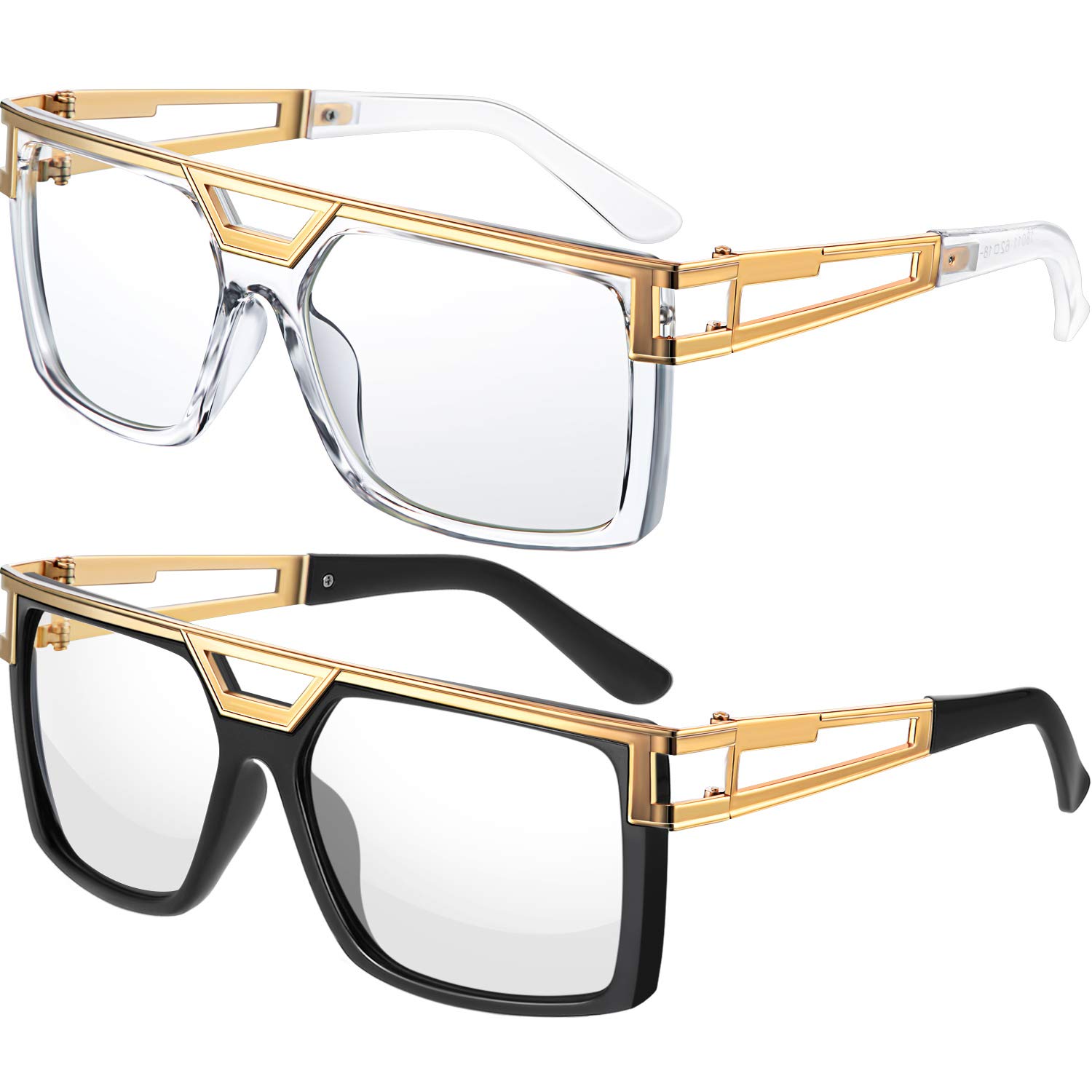 Foto 1 | Gafas De Sol Hicarer, Años 80, 90, Vintage, Rapero, Dj, Hip Hop, Unisex - Venta Internacional.