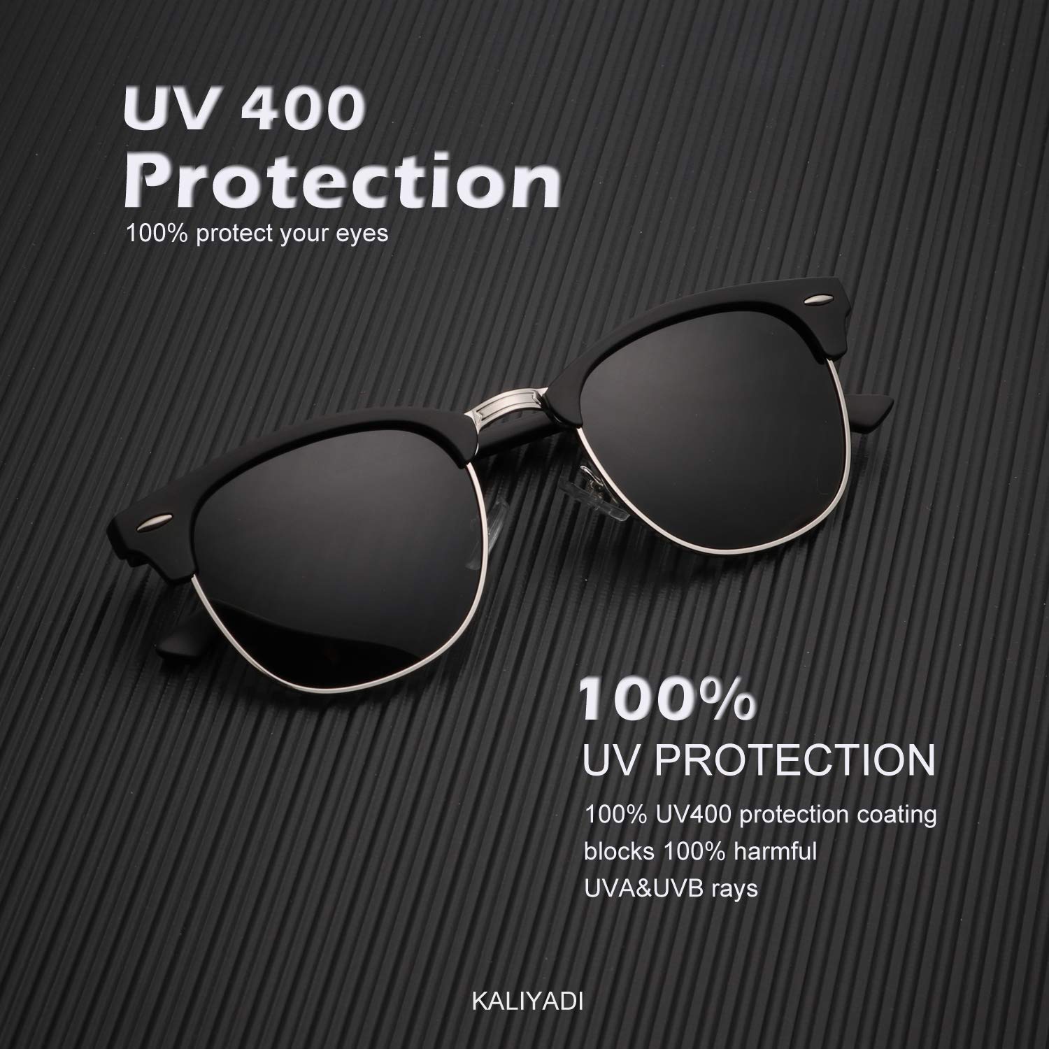 Foto 5 pulgar | Gafas De Sol Kaliyadi Polarizadas Para Hombre Y Mujer Uv400 - Venta Internacional.