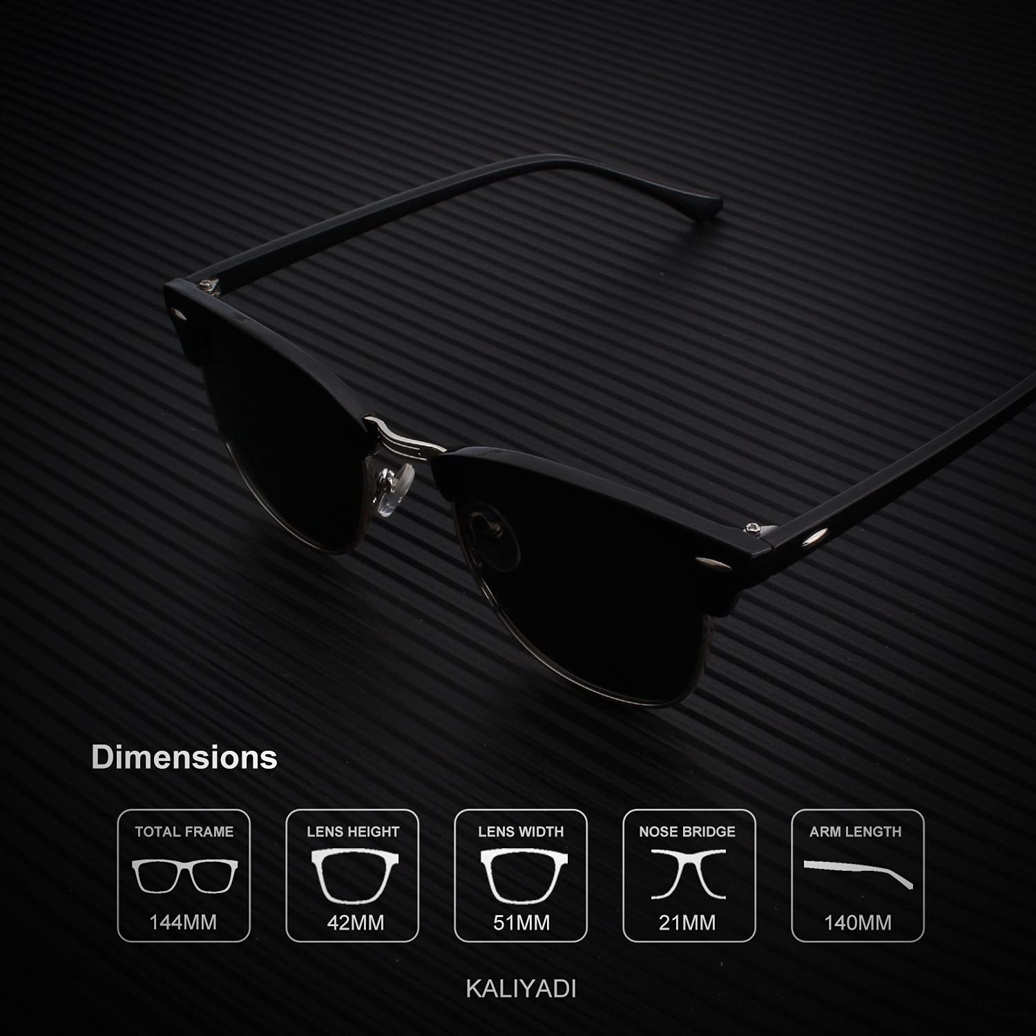 Foto 6 pulgar | Gafas De Sol Kaliyadi Polarizadas Para Hombre Y Mujer Uv400 - Venta Internacional.