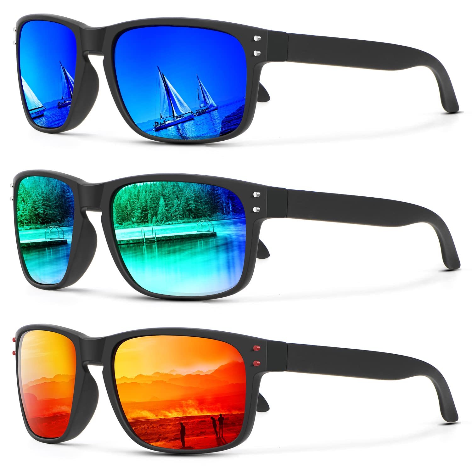 Foto 2 pulgar | Gafas De Sol Kaliyadi Polarizadas Con Protección Uv400 Para Hombre Y Mujer - Venta Internacional.