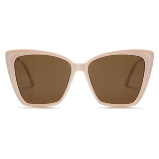 Foto 1 | Gafas De Sol Sojos Sj2206, Modernas, Polarizadas, Con Montura Blanca Para Mujer - Venta Internacional.