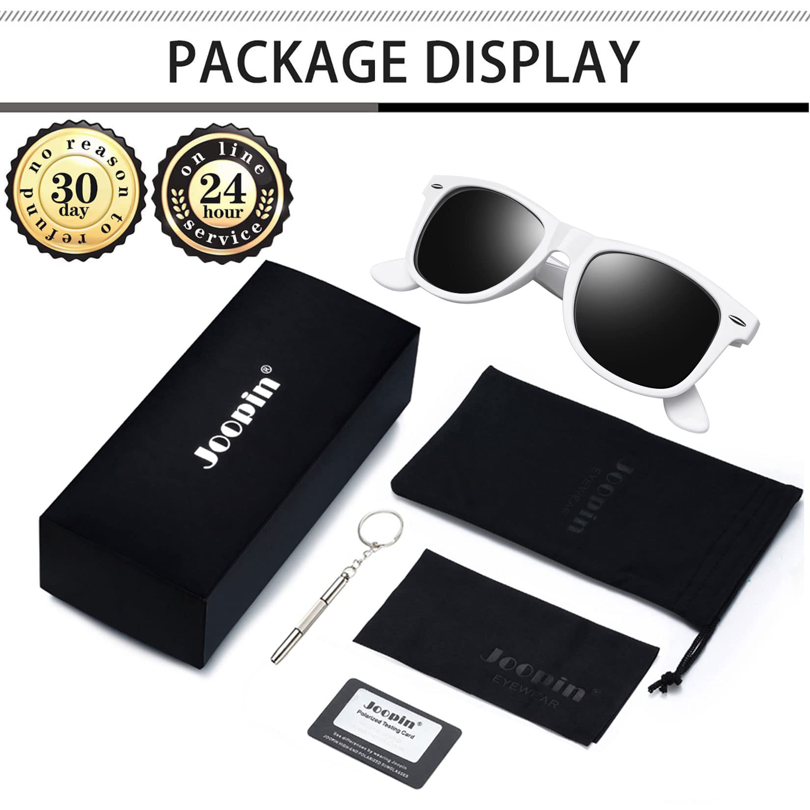 Foto 6 | Gafas De Sol Joopin Trendy Square Oversized Polarized Uv400 - Venta Internacional.