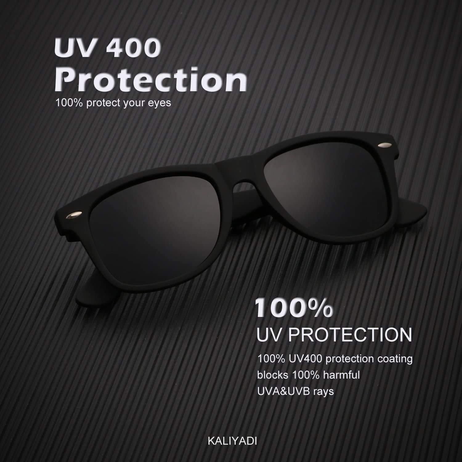 Foto 3 pulgar | Gafas de Sol Kaliyadi Polarizadas Semisin Montura Que Bloquean Los Rayos Uv - Venta Internacional