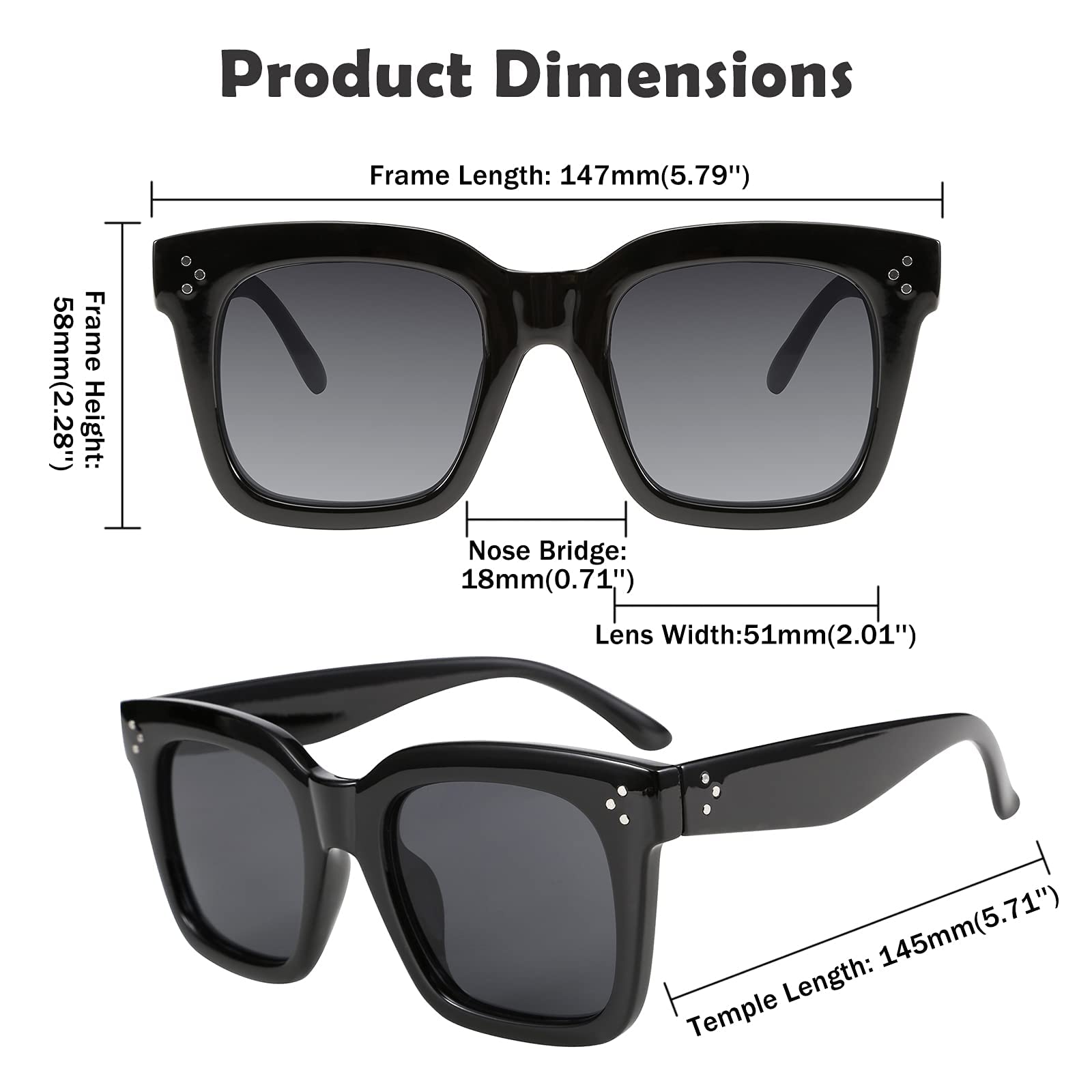 Foto 7 pulgar | Gafas De Sol Feisedy Vintage Butterfly Square B2486 Para Mujer - Venta Internacional.