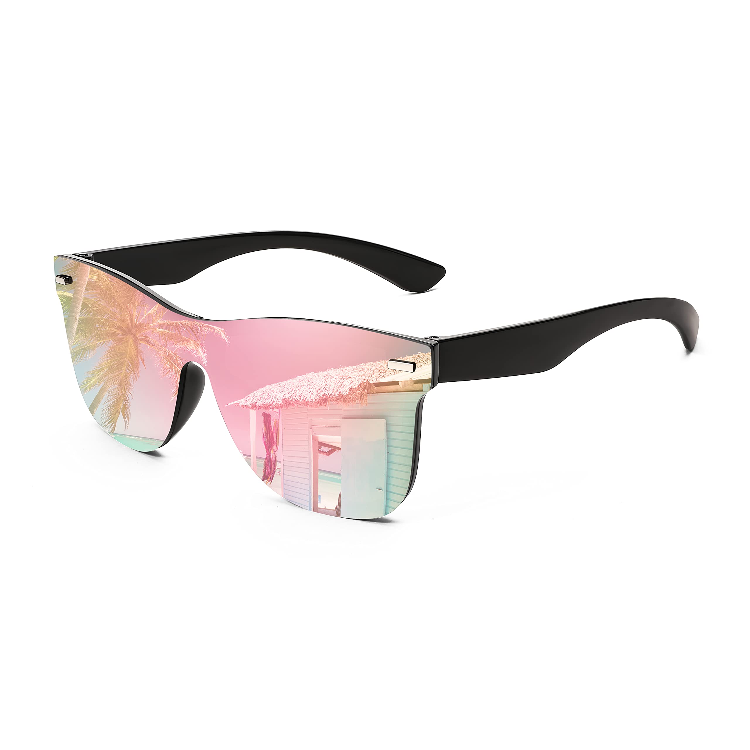 Foto 1 | Gafas De Sol Feisedy Rimless Mirrored Uv400 B4114 Para Mujeres Y Hombres - Venta Internacional.