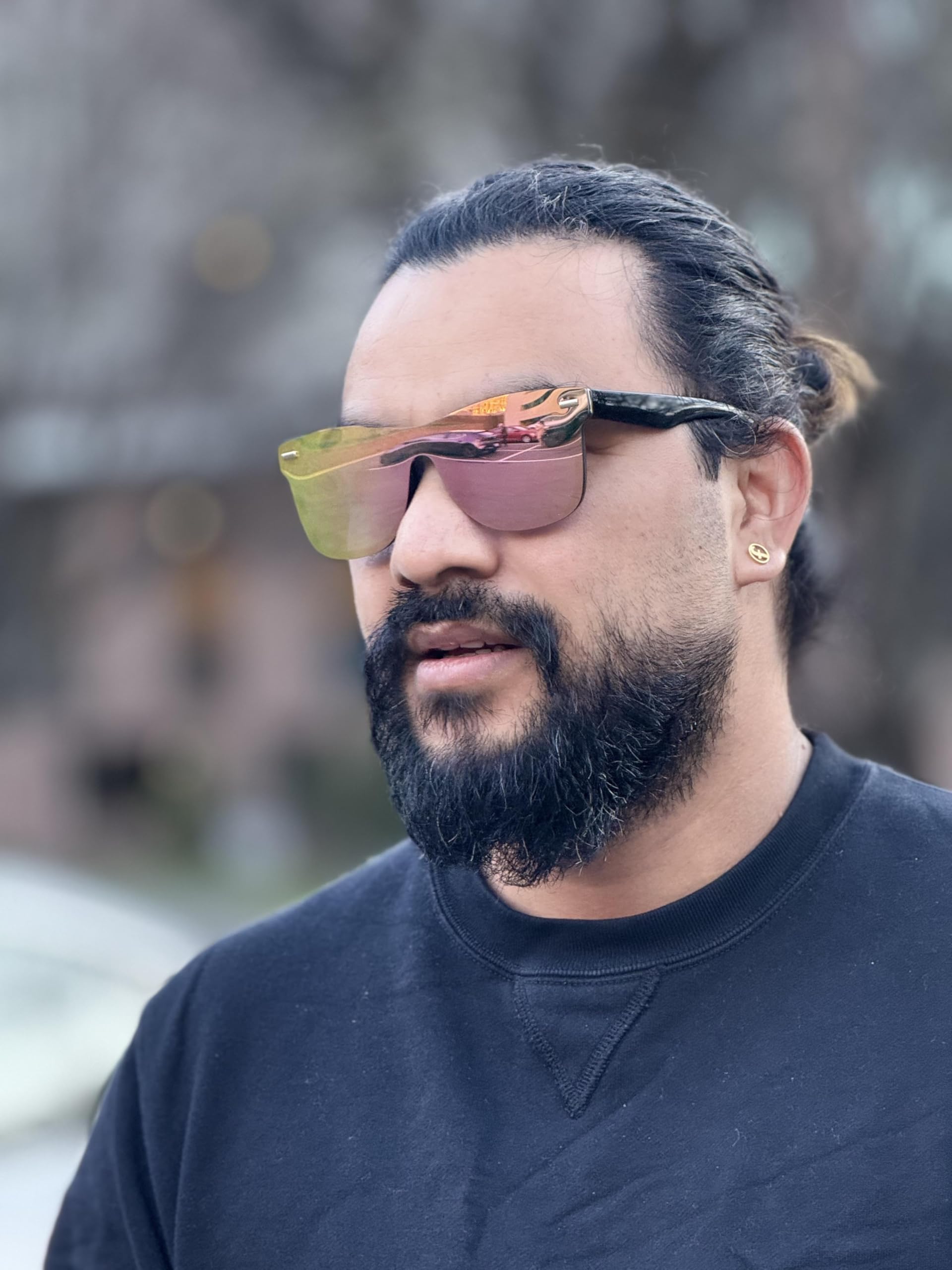 Foto 6 pulgar | Gafas De Sol Feisedy Rimless Mirrored Uv400 B4114 Para Mujeres Y Hombres - Venta Internacional.