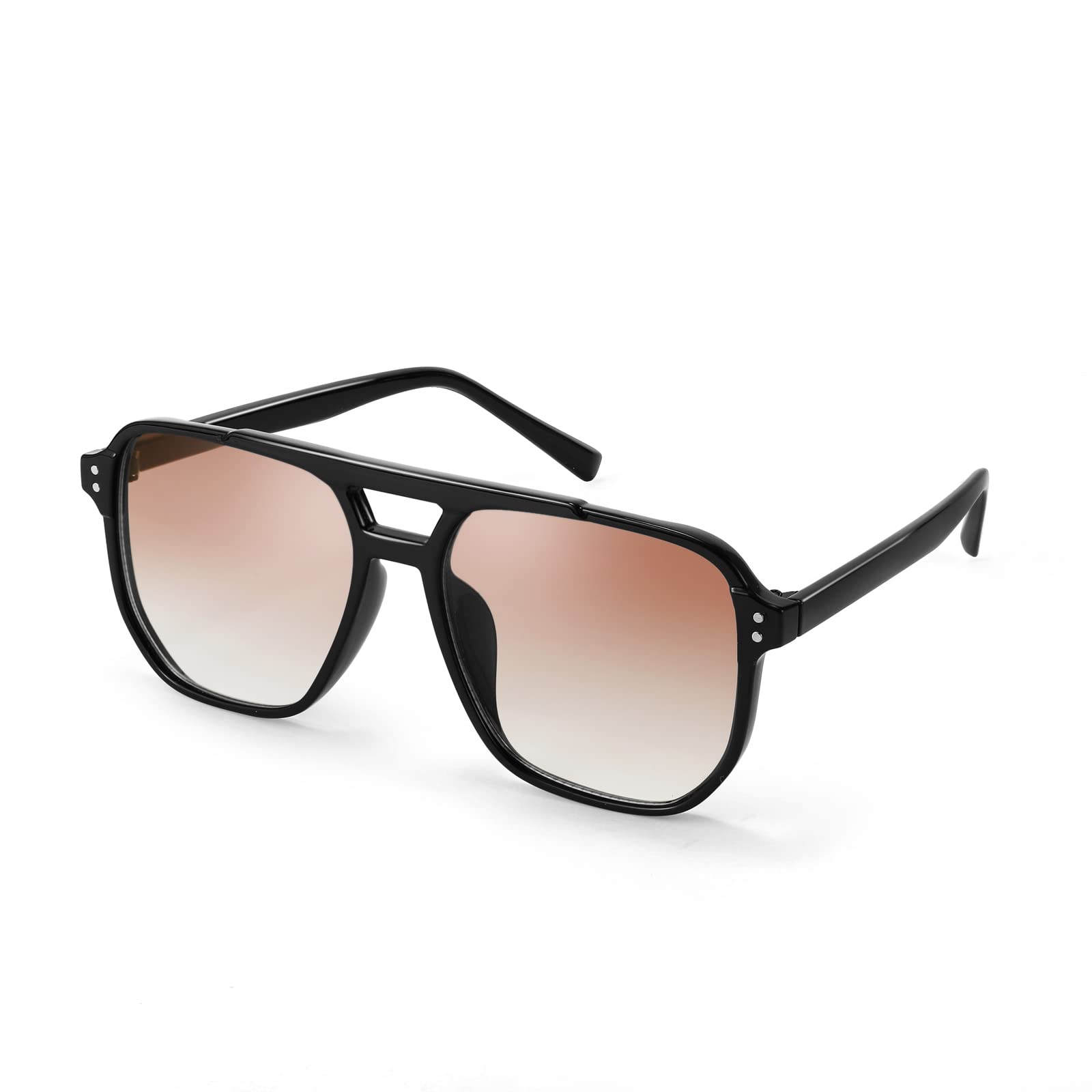 Foto 2 pulgar | Gafas De Sol Feisedy Retro Square Aviator 70s Uv400 B2835 - Venta Internacional.