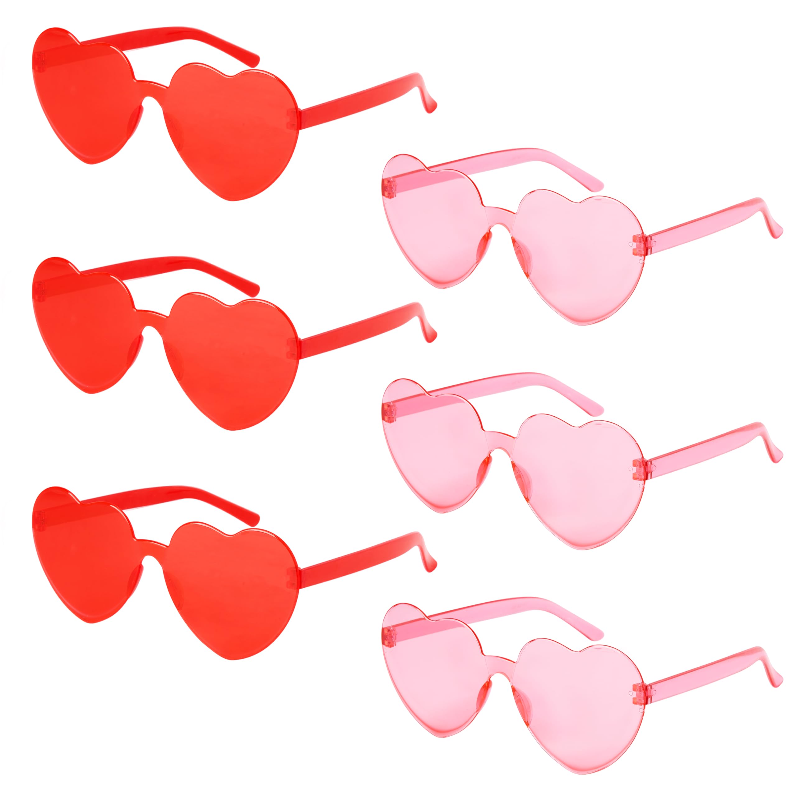 Foto 2 pulgar | Gafas De Sol Joyin Gafas Sin Montura En Forma De Corazón Para El Día De San Valentín - Venta Internacional.