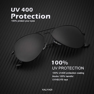 Foto 2 | Gafas de Sol Kaliyadi Classic Aviator Polarizadas Uv62 Mm paquete De 3 - Venta Internacional