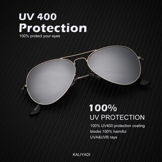Foto 4 | Gafas de Sol Kaliyadi Classic Aviator Polarizadas Uv62 Mm paquete De 3 - Venta Internacional