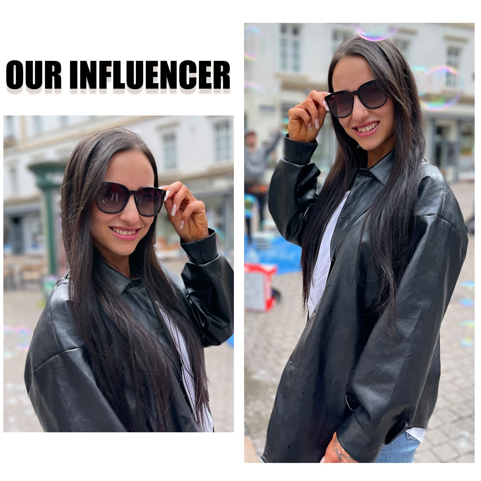 Foto 6 pulgar | Gafas De Sol Duco Retro Round W016 Polarized Uv400 Para Mujer - Venta Internacional.