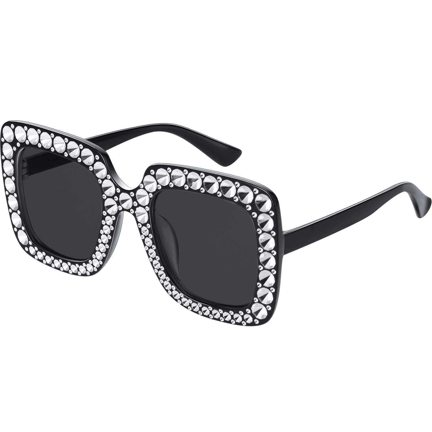 Foto 2 pulgar | Gafas De Sol Frienda Para Mujer, Grandes, Cuadradas, Retro, Negras - Venta Internacional.