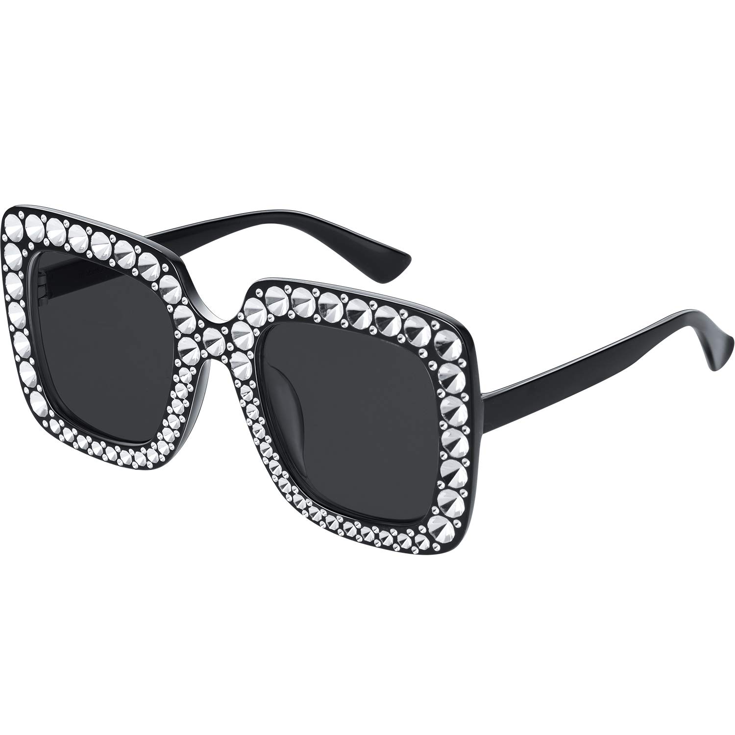 Gafas De Sol Frienda Para Mujer, Grandes, Cuadradas, Retro, Negras - Venta Internacional.