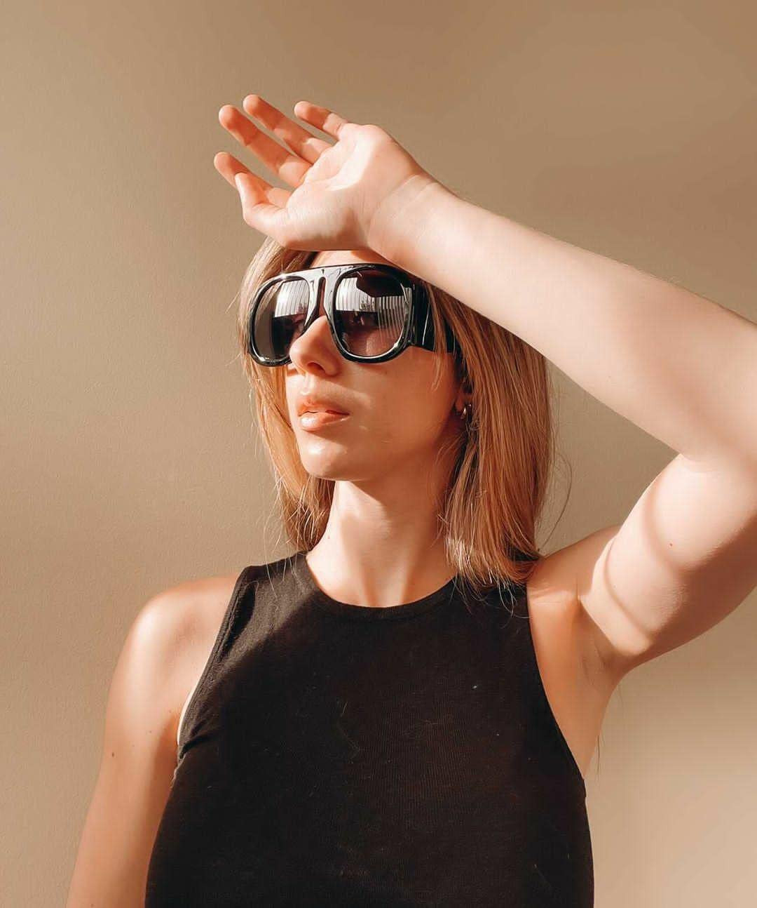 Foto 3 pulgar | Gafas De Sol Feisedy Retro Aviator Oversized Vintage 70s 80s - Venta Internacional.
