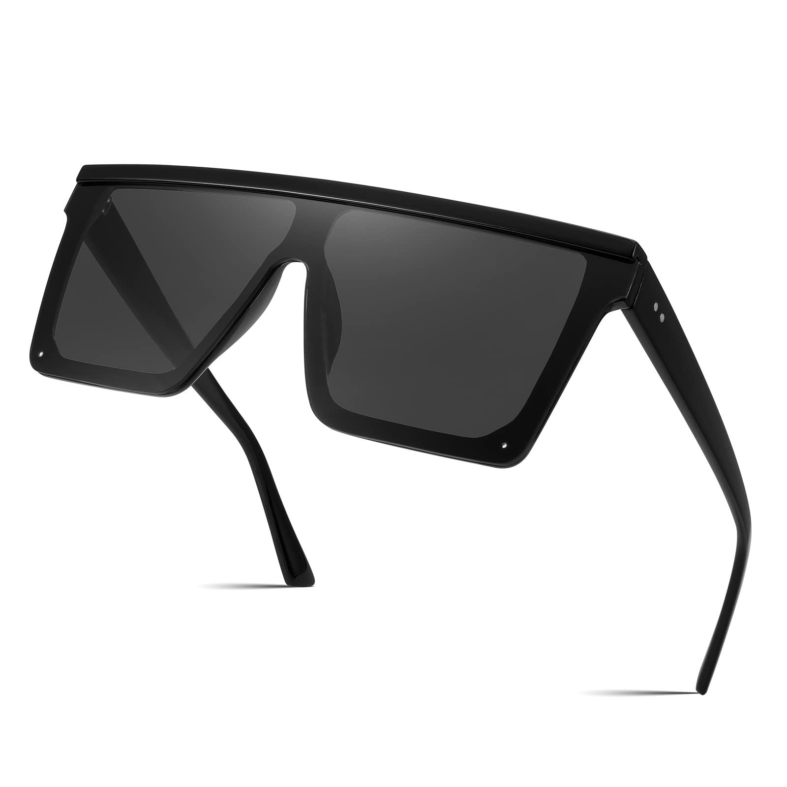 Foto 2 pulgar | Gafas De Sol Feisedy De Gran Tamaño Con Parte Superior Plana Cuadrada Uv400 B2470 - Venta Internacional.