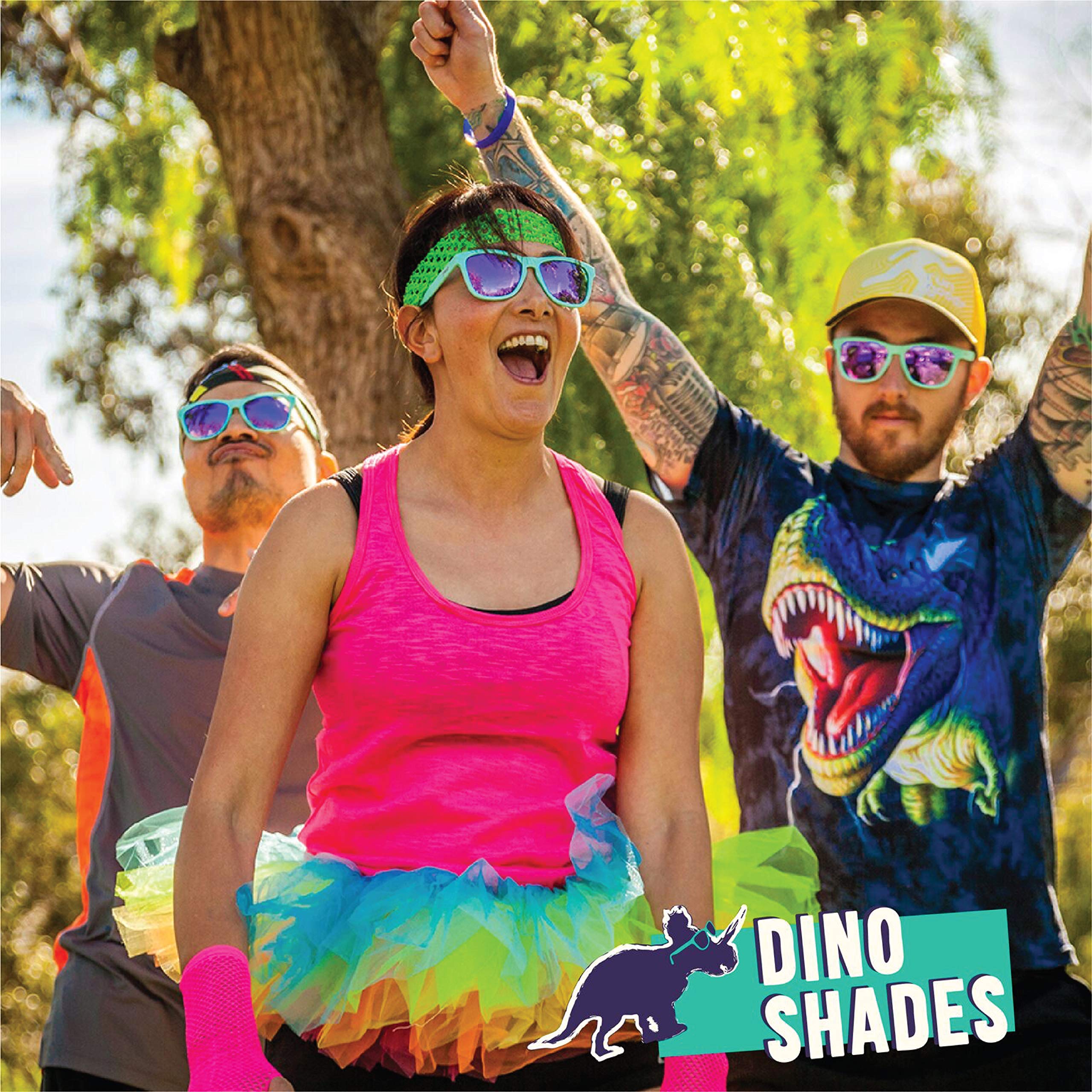 Foto 8 pulgar | Gafas De Sol Goodr Electric Dinotopia Carnival Polarized - Venta Internacional.