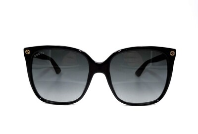 Foto 2 | Gafas De Sol Gucci Lightness Square Para Mujer Negro/gris - Venta Internacional.