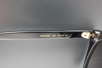 Foto 4 | Gafas De Sol Gucci Lightness Square Para Mujer Negro/gris - Venta Internacional.