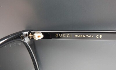 Foto 5 | Gafas De Sol Gucci Lightness Square Para Mujer Negro/gris - Venta Internacional.
